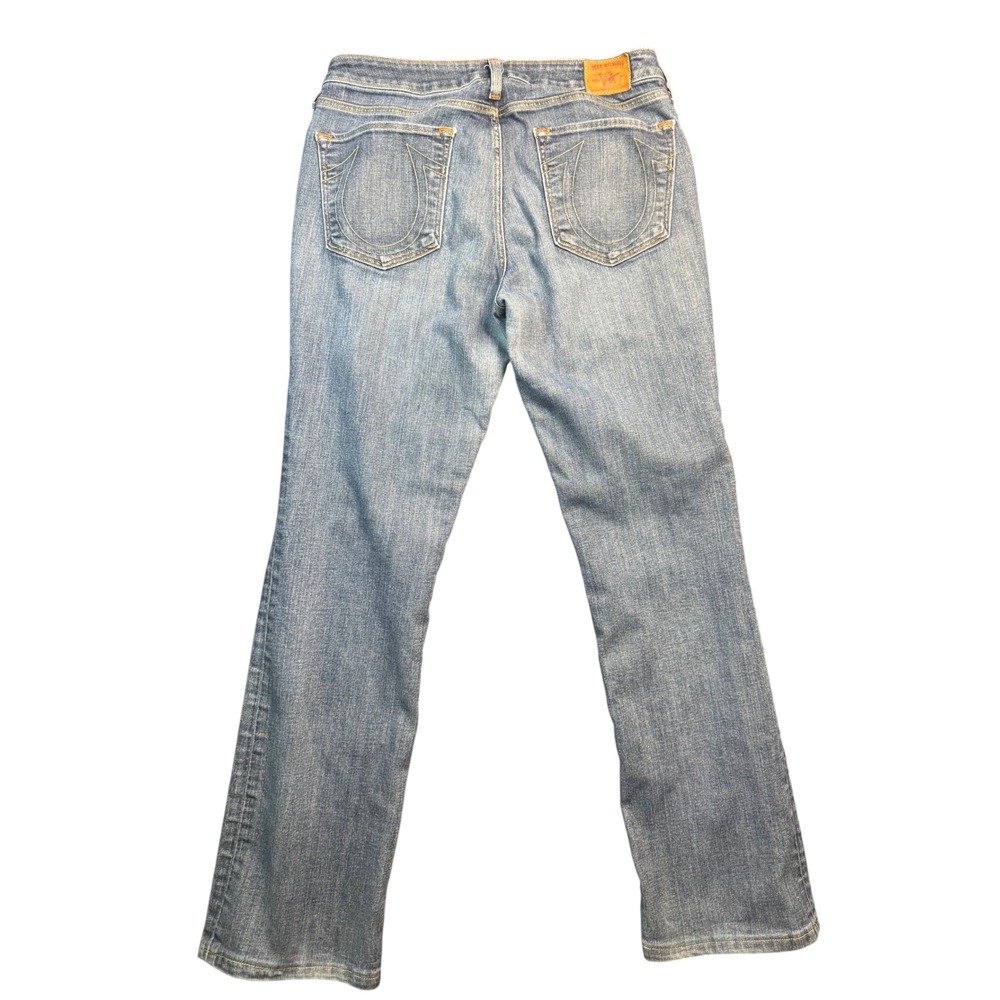 True Religion Tony Jeans Mens 30 Made in USA Medium Wash Straight Denim‎ - Picture 2 of 10